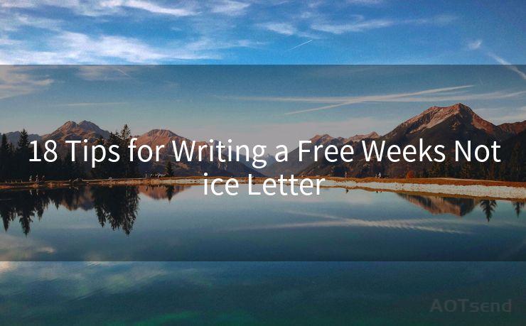 18 Tips for Writing a Free Weeks Notice Letter